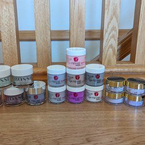 Nail Dip Powder & Liquids (Lot of 22)